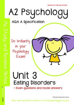 A2 Psychology Unit 3: Topics in Psychology: Eating disorders: AQA a Specification (Paperback)