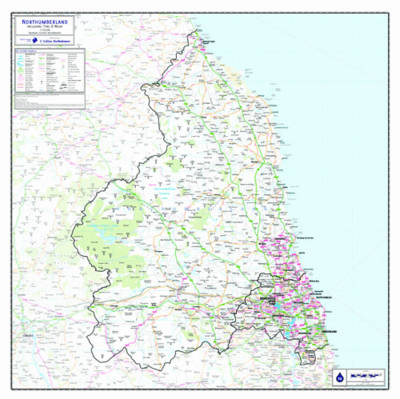 Northumberland County Planning Map: No. 1A (Sheet map, flat)