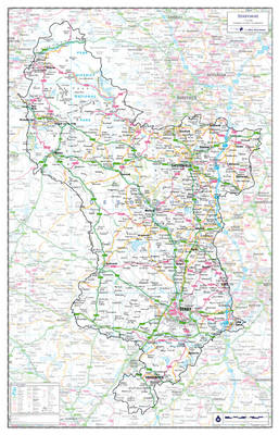 Derbyshire County Planning Map: No. 1A (Sheet map, flat)