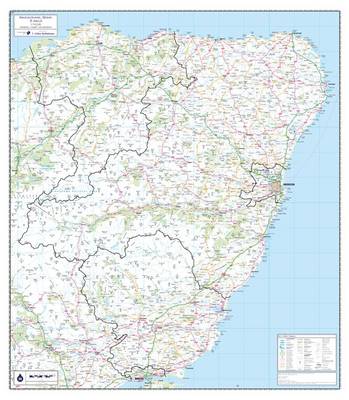 Aberdeenshire County Planning Map (Sheet map, flat)
