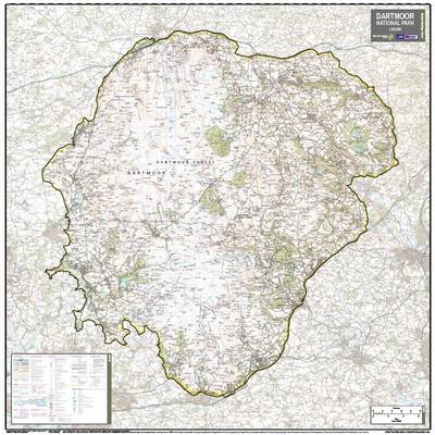 Dartmoor National Park: National Park Planning Map (Sheet map, rolled)