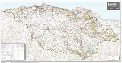 Exmoor National Park: National Park Planning Map (Sheet map, rolled)