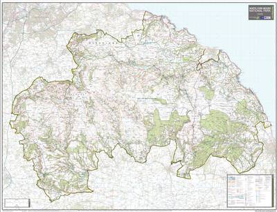 North York Moors National Park: National Park Planning Map (Sheet map, rolled)