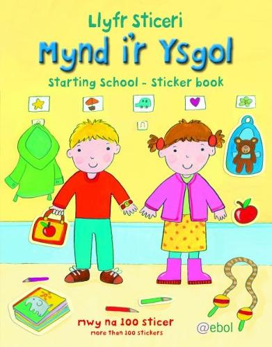Llyfr Sticeri Mynd i'r Ysgol/Starting School Sticker Book (Paperback)