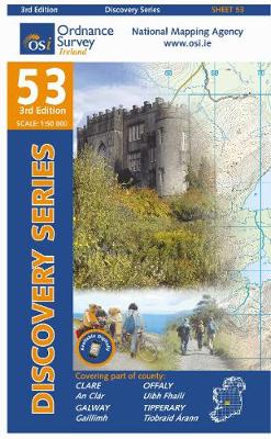 Clare, Galway, Offaly, Tipperary - Irish Discovery Series 53 (Sheet map, folded)