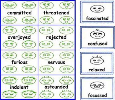 Emotions Bingo