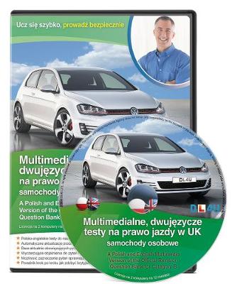 Polish and English Multimedia Version of the Official Revision Question Bank for Category B: Multimedialne, Dwujezyczne Testy Na Prawo Jazdy w UK - Samochody Osobowe (CD-ROM)