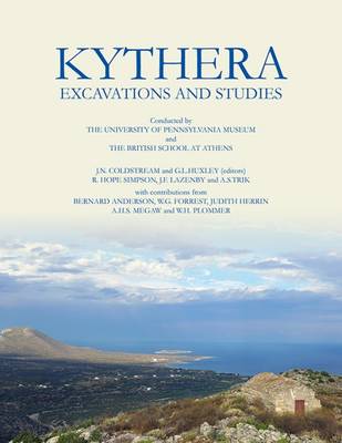 Kythera Excavations and Studies (Paperback)