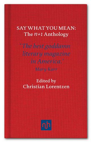 Say What You Mean: N+1, The Anthology (Hardback)