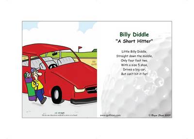 Billy Diddle "A Short Hitter" - Back 9 Edition (Poster)