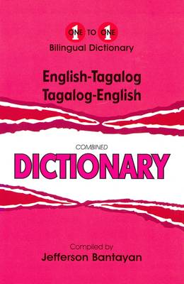 English-Tagalog & Tagalog-English One-to-One Dictionary - One-to-One (Hardback)