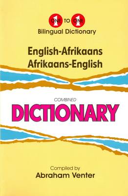English-Afrikaans & Afrikaans-English One-to-One Dictionary (Hardback)