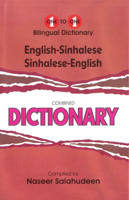 English-Sinhalese & Sinhalese-English One-to-One Dictionary: Script & Roman (Exam Dictionary) (Hardback)
