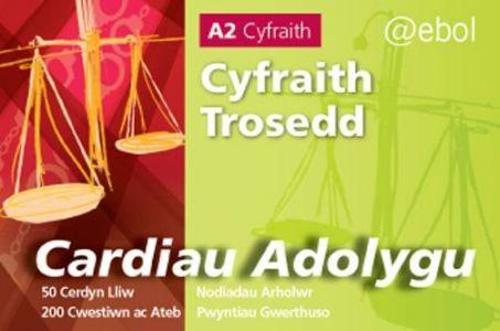 Cardiau Adolygu'r Gyfraith - Cyfraith Trosedd (Paperback)