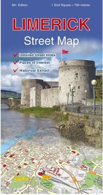 Limerick - Irish Street Map (Sheet map, folded)