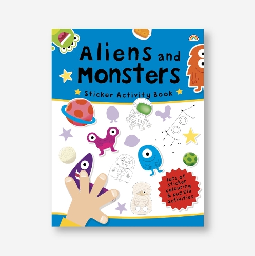 Sticker Activity Book - Monsters and Aliens - Sticker Activity Book (Paperback)