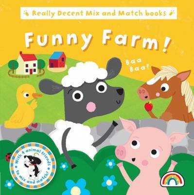 Mix and Match - Funny Farm - Mix and Match (Board book)