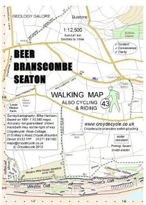 Beer Branscombe Seaton Walking Map (43) (Sheet map, folded)