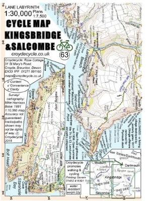 Cycle Map Kingsbridge & Salcombe: 1:30,000 (Sheet map, folded)