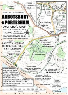 Abbotsbury & Portesham Walking Map: Abbotsbury to Ferrybridge (Sheet map, folded)