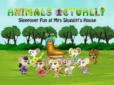 Sleepover Fun at Mrs. Sluggitt's House: BOOK S - ANIMALS ACTUALLY A-Z (Paperback)