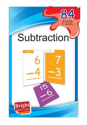 Subtraction (Bright Flash Cards) | Waterstones