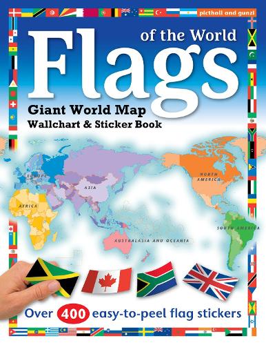 Flags of the World: Giant Wall Chart and Sticker Book (Paperback)