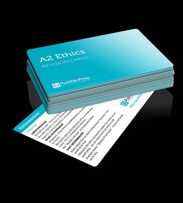 A2 Ethics Revision Cards for AQA