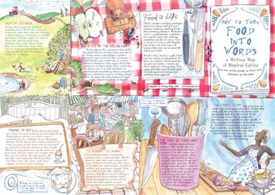 How to Turn Food into Words: A Writing Map of Magical Eating 2016 (Sheet map, folded)