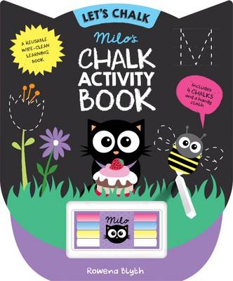 Let's Chalk: Milo's Chalk Activity Book - Let's Chalk (Board book)