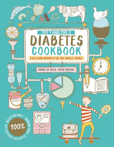 Type 1 and Type 2 Diabetes Cookbook: Low carb recipes for the whole family (Paperback)