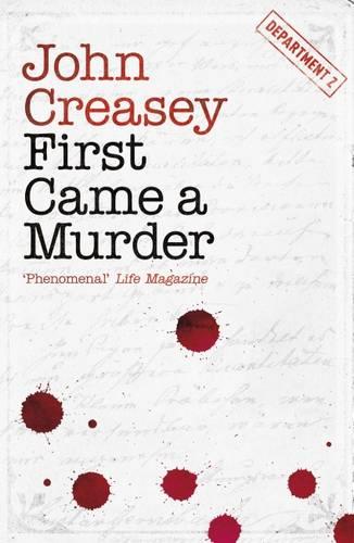 First Came a Murder - Department Z (Paperback)
