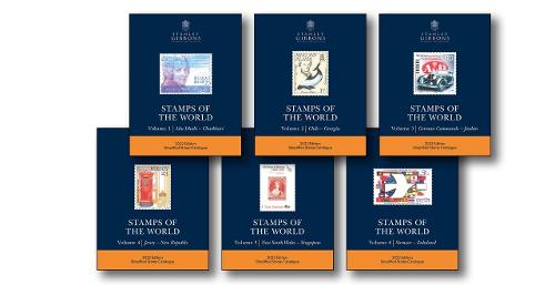 STAMPS OF THE WORLD 2023 Simplified Catalogue Vols 1 6 by Stanley Gibbons Waterstones