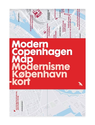Marie-Louise Høstbo Modern Copenhagen Map / Modernisme København -kort