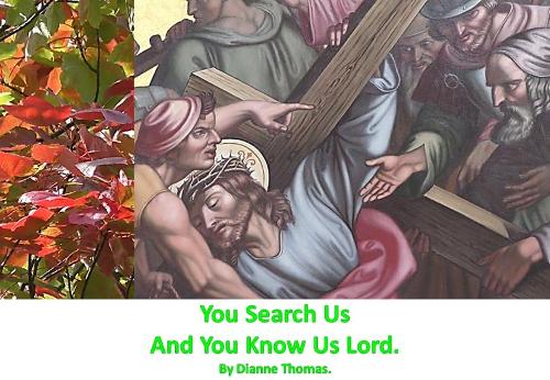 You Search Us And You Know Us Lord. (Paperback)