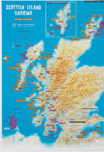 Scottish Island Bagging - Collect & Scratch Print | Waterstones