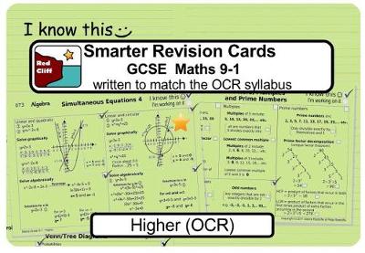 Smarter Revision Cards Book Gcse Maths 9 1 Higher Ocr By Valerie Redcliffe Philip Redcliffe Waterstones