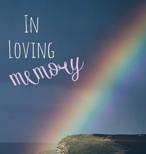 In Loving Memory Funeral Guest Book, Celebration of Life, Wake, Loss, Memorial Service, Condolence Book, Church, Funeral Home, Thoughts and in Memory Guest Book (Hardback) (Hardback)