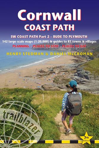 Henry Stedman Cornwall Coast Path Trailblazer walking guide