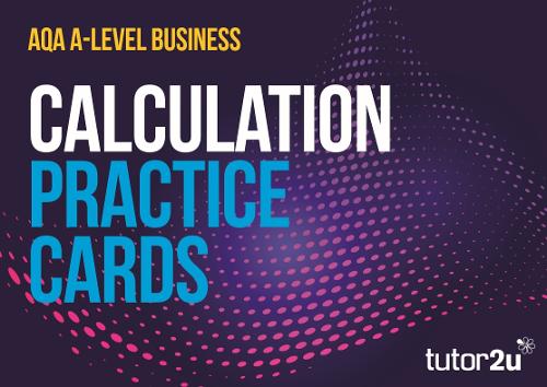 AQA A-Level Business Calculation Practice Cards | Waterstones