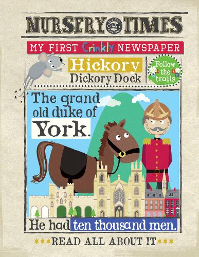 NEWS DUKE OF YORK: my first crinkly newspaper - NURSERY TIMES (Paperback)