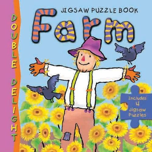 Farm Animals Jigsaw Book: Little Hare Books - Double Delight (Board book)