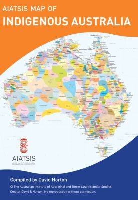 A3 fold AIATSIS map Indigenous Australia (Sheet map, folded)