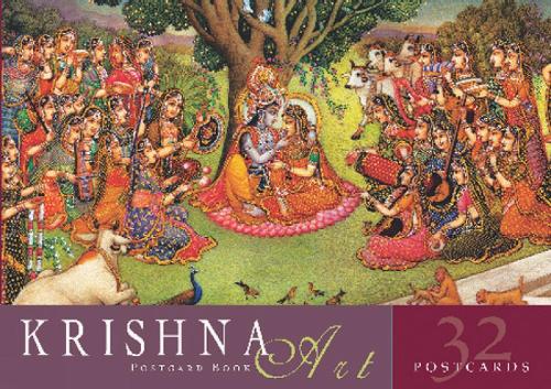 Krishna Art Postcard Book (Paperback)