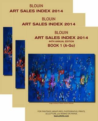 2014 Blouin Art Sales Index By Jodie Benson Waterstones