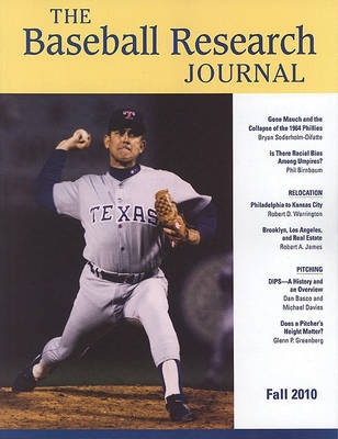 Baseball Research Journal (BRJ), Volume 39 #2 (Paperback)