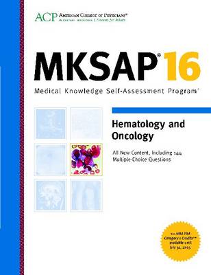 MKSAP 16 Hematology and Oncology (Paperback)