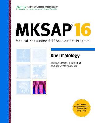 MKSAP 16 Rheumatology (Paperback)
