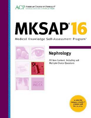 MKSAP 16 Nephrology (Paperback)