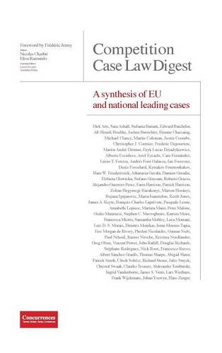 Competition Case Law Digest - A Synthesis of Eu and National Leading Cases (Hardback)